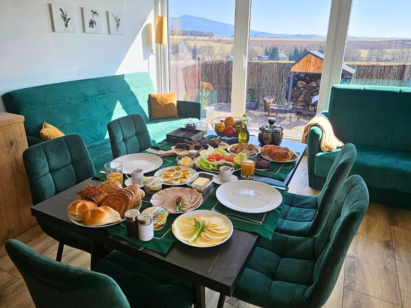 Rajska Polana Domki Premium ,Na Odludziu Z Prywatna Balia Z Jacuzzi I Sauna ,Cisza,Rowery Elektryczne,Gory,Astroprzygoda,- Adrspach, Skalne Miasto, Zamek Ksiaz,Andrzejowka,Karpacz, Sniezka,Janskie Laznie,Pec Mieroszow エクステリア 写真